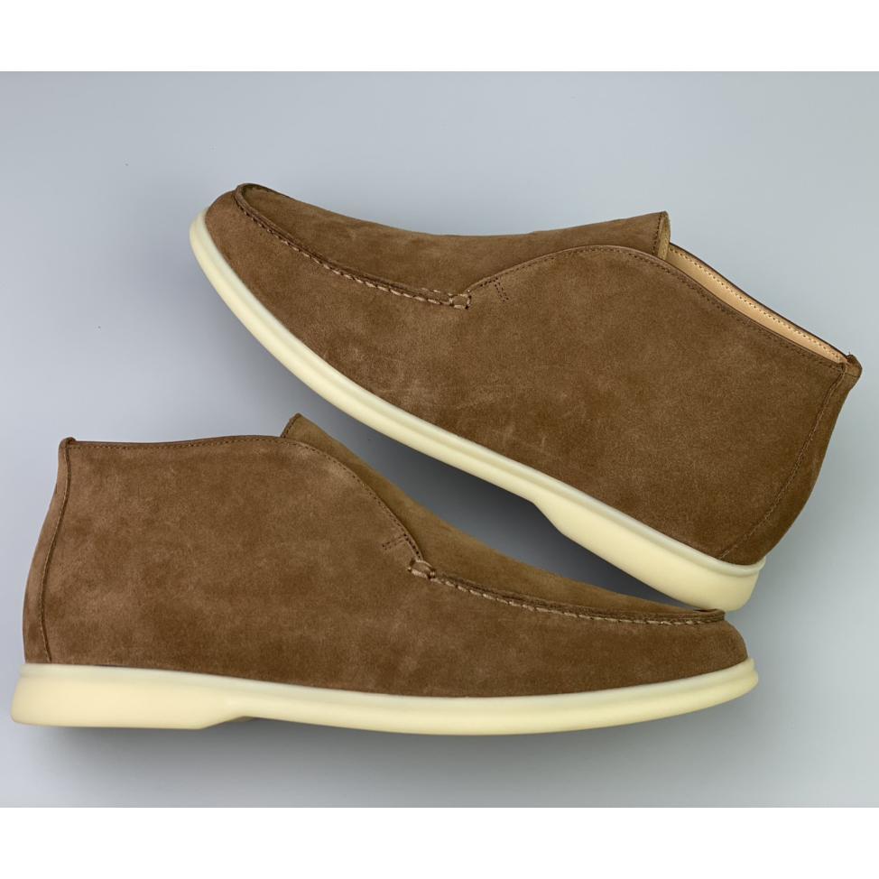 Loro Piana White Sole Summer Walk Loafers - PerfectKickZ