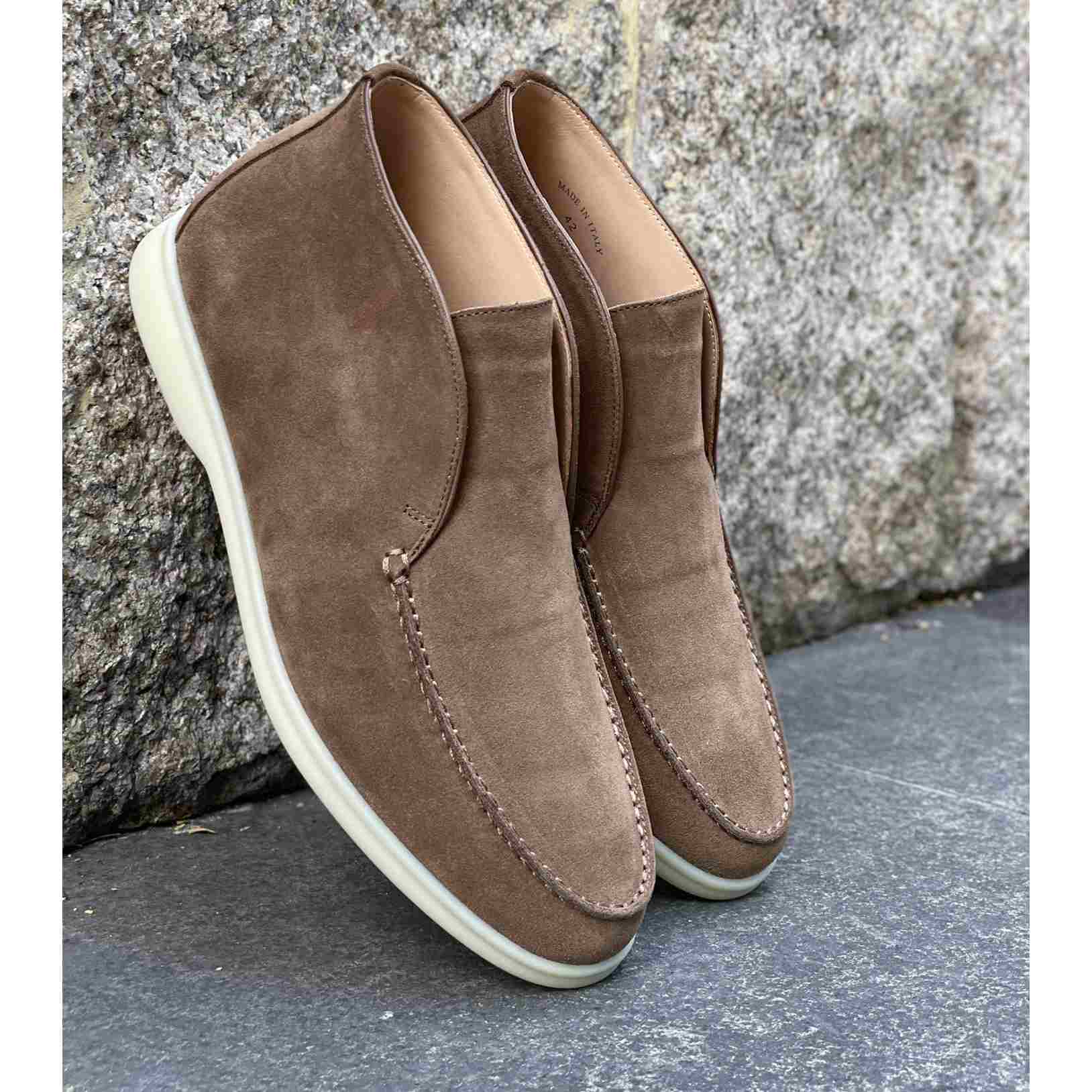 Loro Piana White Sole Summer Walk Loafers - PerfectKickZ