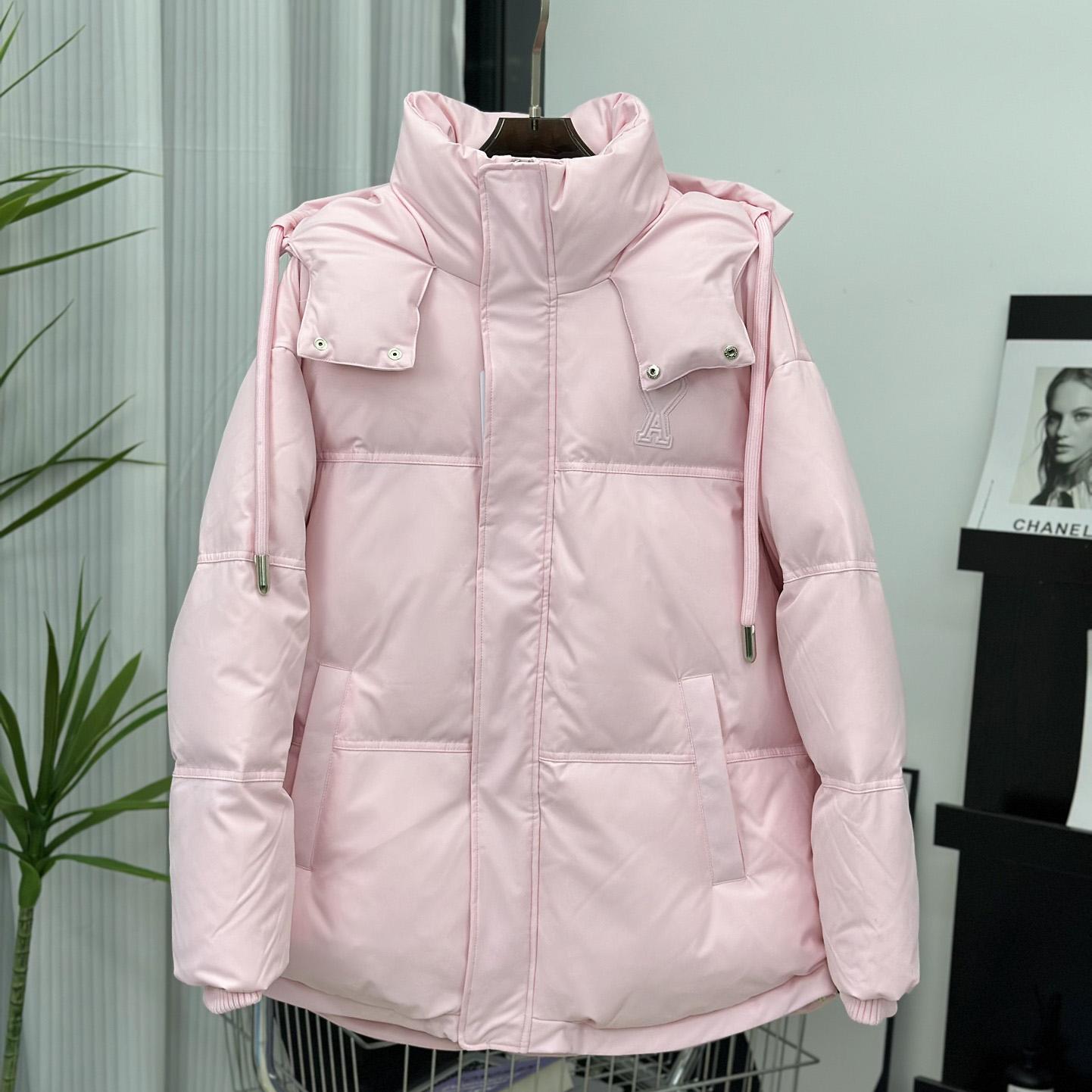 Ami Paris Ami De Coeur Puffer Jacket - PerfectKickZ