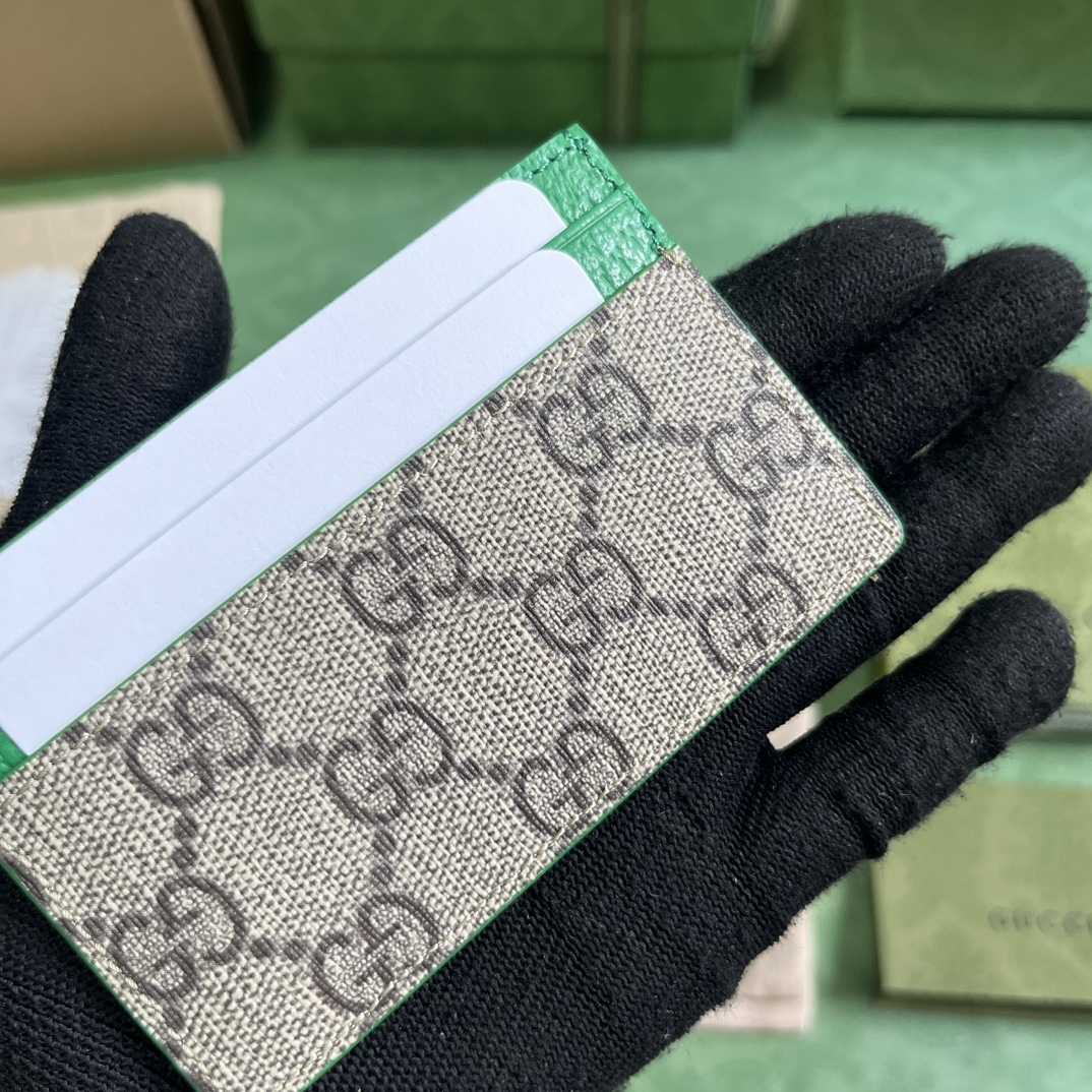 Gucci Card Case With GG Detail - PerfectKickZ