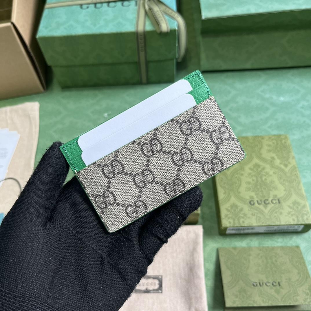 Gucci Card Case With GG Detail - PerfectKickZ