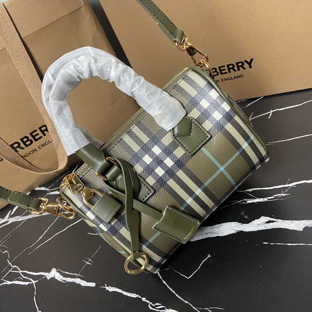 Burberry Check Mini Bowling Bag - PerfectKickZ