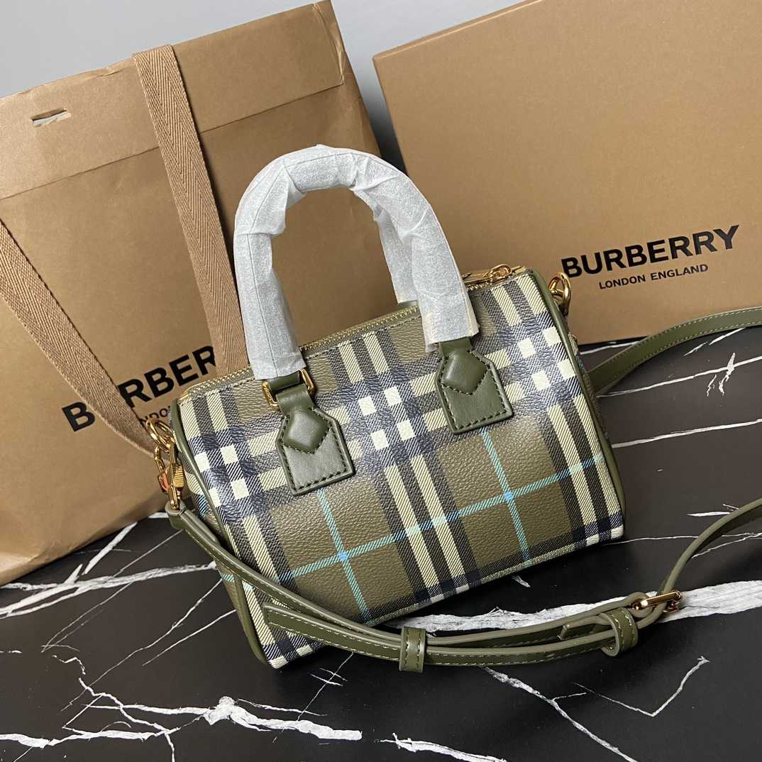Burberry Check Mini Bowling Bag - PerfectKickZ