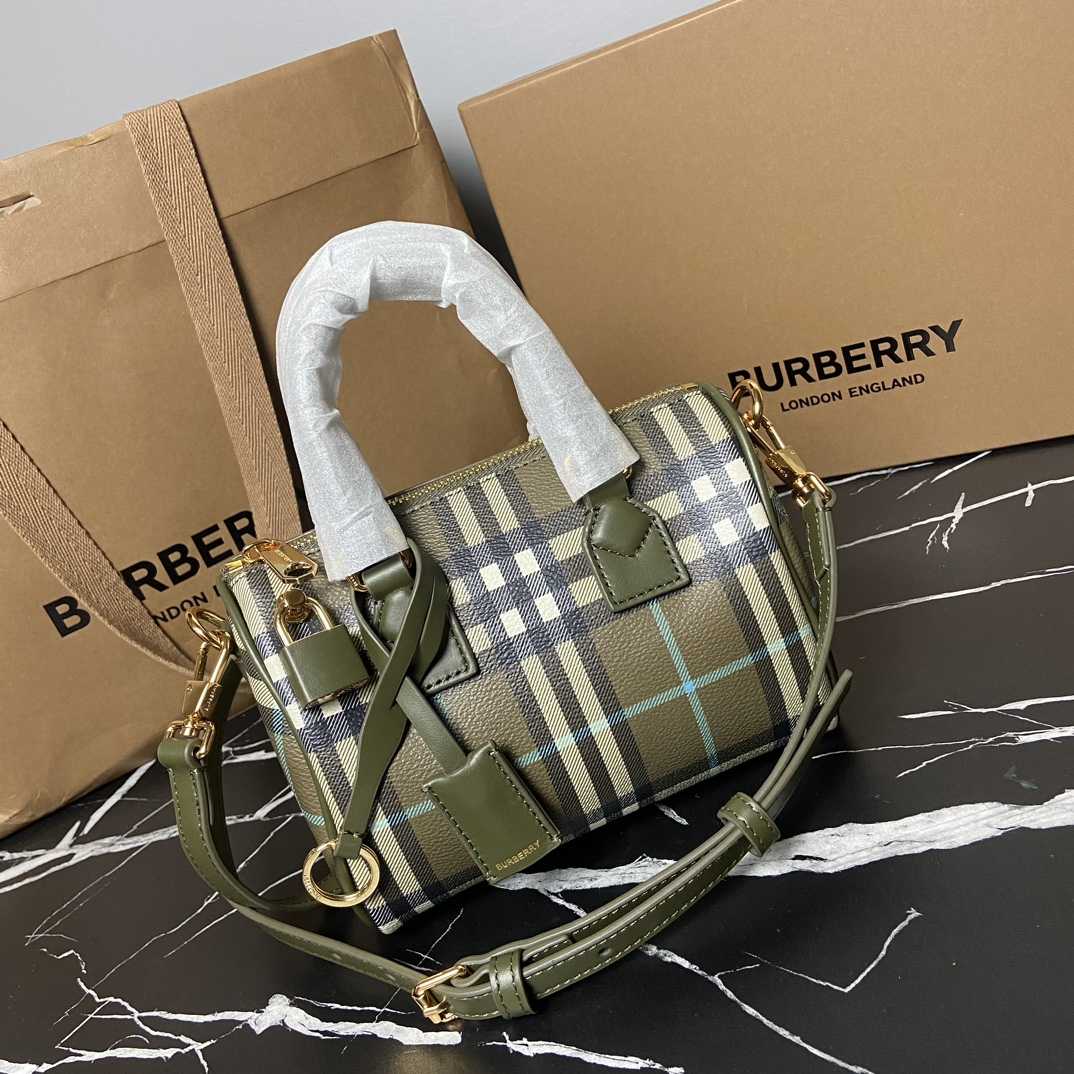 Burberry Check Mini Bowling Bag - PerfectKickZ