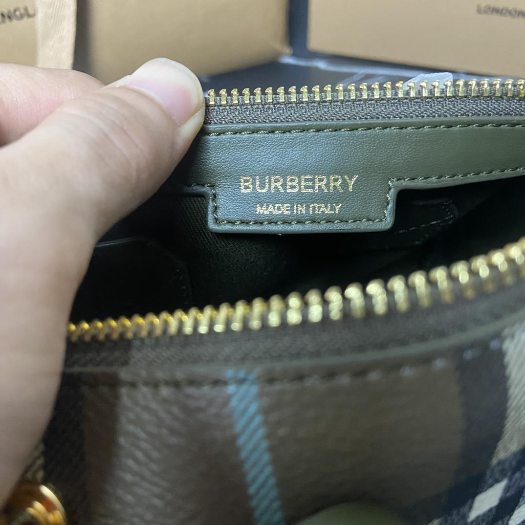 Burberry Check Mini Bowling Bag - PerfectKickZ