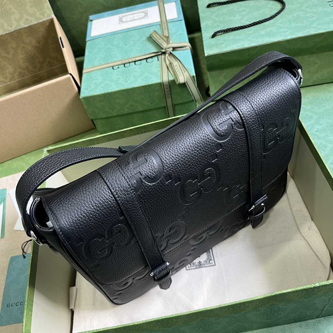 Gucci Jumbo GG Medium Messenger Bag (31x 24.5x 6cm) - PerfectKickZ