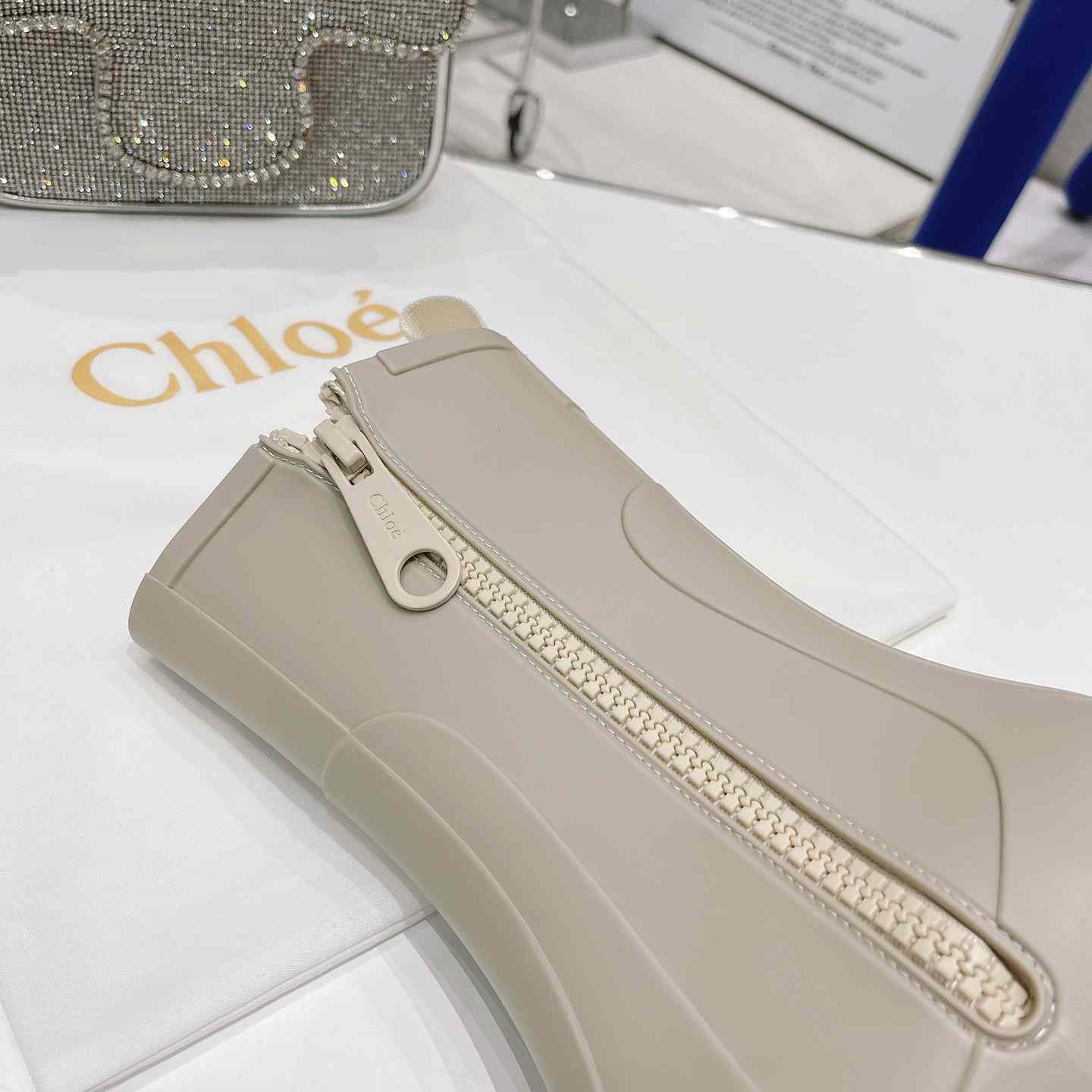 Chloe Debossed-logo Chunky Boots - PerfectKickZ