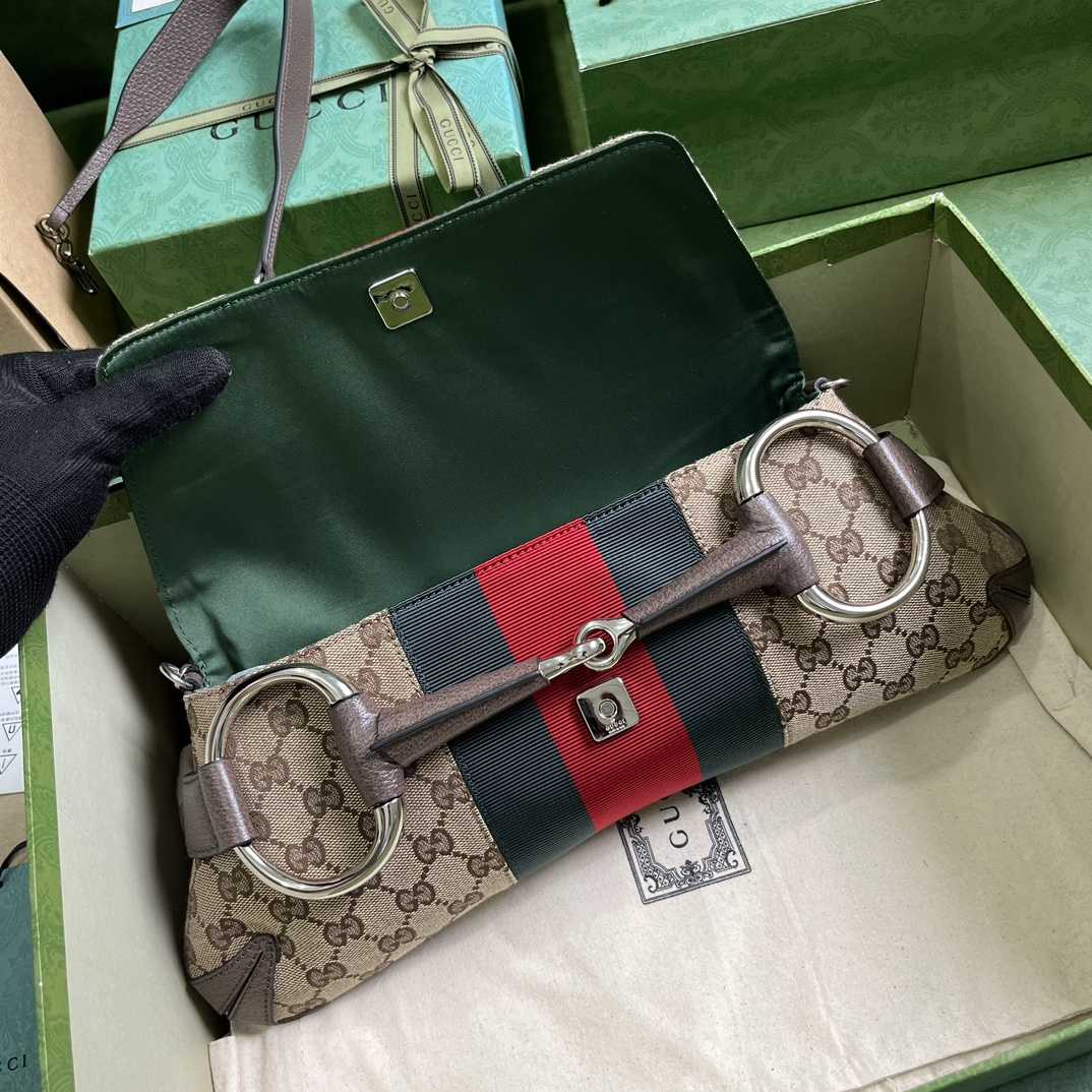 Gucci Horsebit Chain Medium Shoulder Bag (38x 15x 16cm) - PerfectKickZ