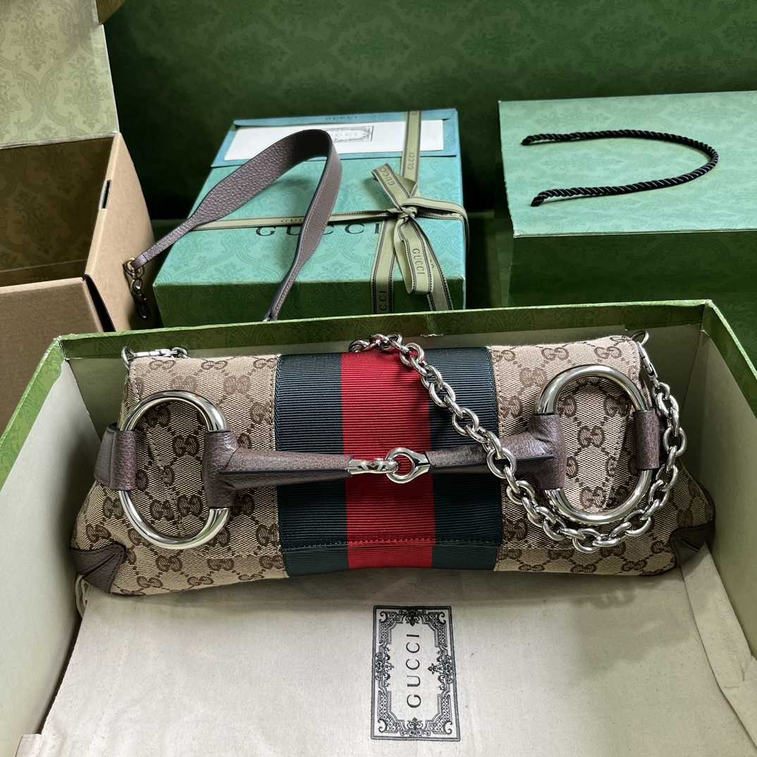 Gucci Horsebit Chain Medium Shoulder Bag (38x 15x 16cm) - PerfectKickZ