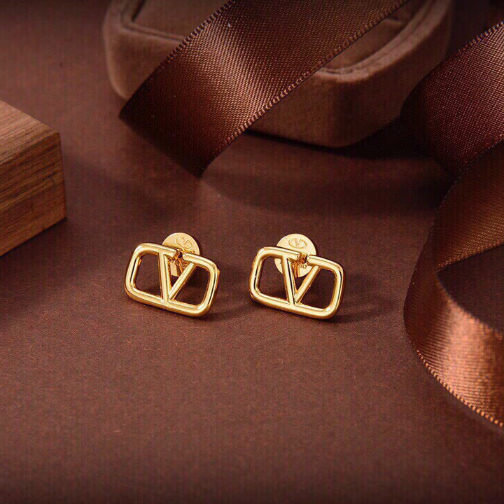 Valenti VLogo Signature Metal Earrings - PerfectKickZ