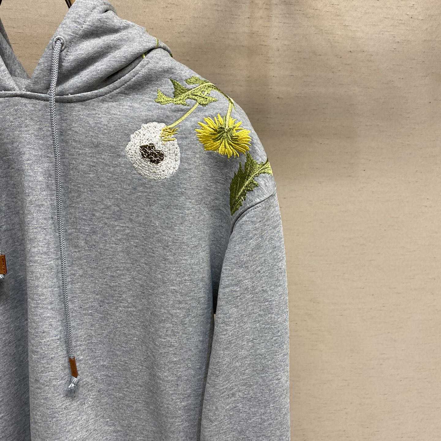 Loewe Anagram Flowers Hoodie In Cotton - PerfectKickZ