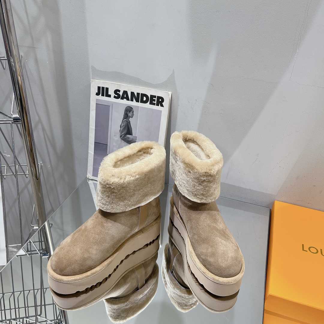 Louis Vuitton Aspen Platform Ankle Boot   - PerfectKickZ