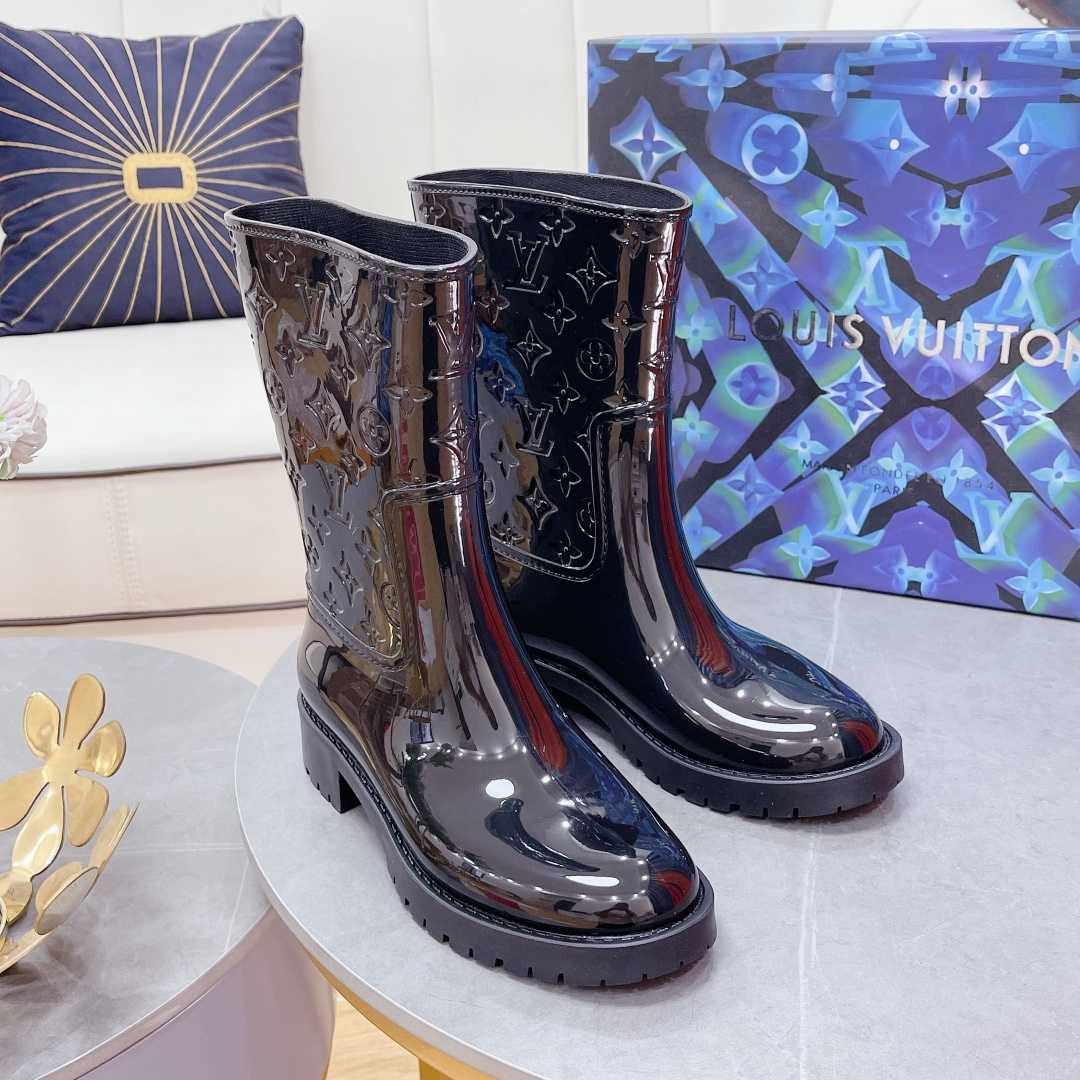 Louis Vuitton Drops Flat Half Boot - PerfectKickZ