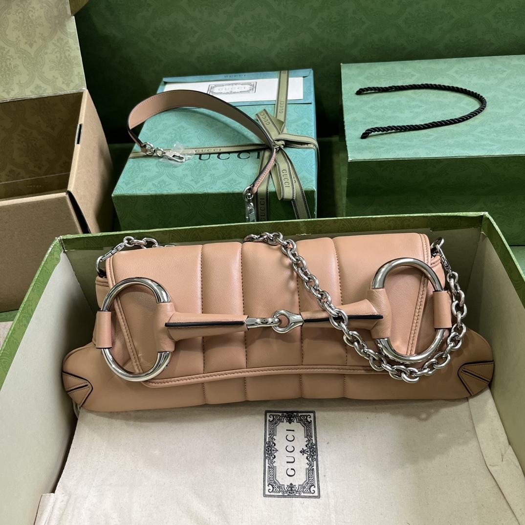 Gucci Horsebit Chain Medium Shoulder Bag (38x 15x 16cm) - PerfectKickZ