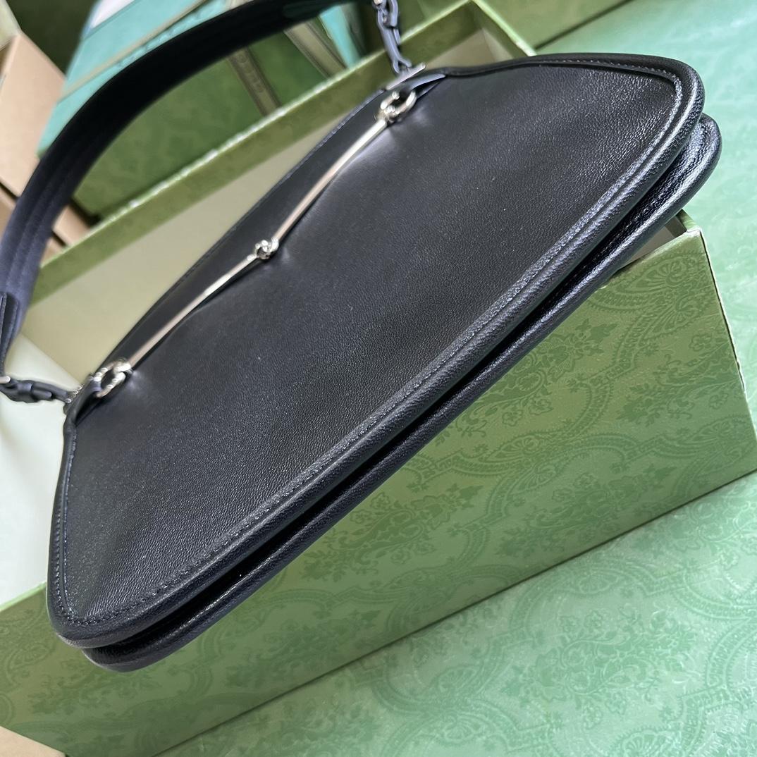 Gucci Horsebit Slim Small Shoulder Bag (23x 18.5x 3cm) - PerfectKickZ