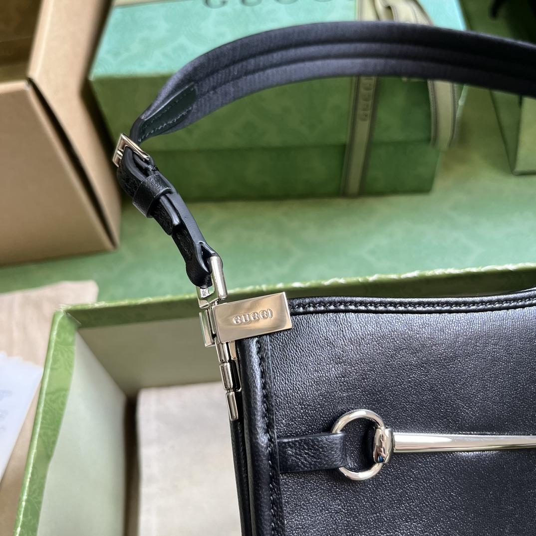 Gucci Horsebit Slim Small Shoulder Bag (23x 18.5x 3cm) - PerfectKickZ