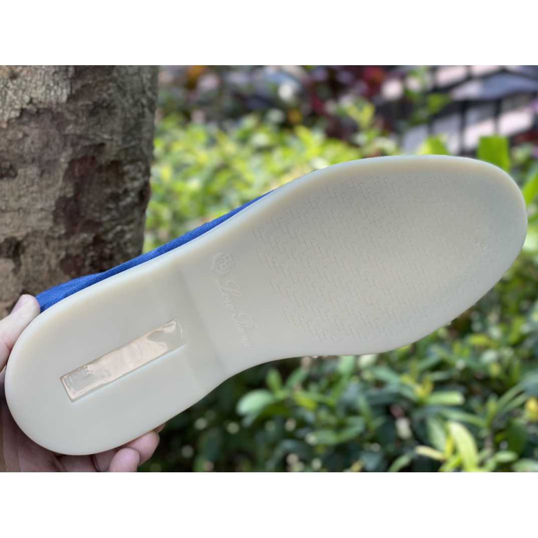 Loro Piana White Sole Summer Walk Loafers - PerfectKickZ