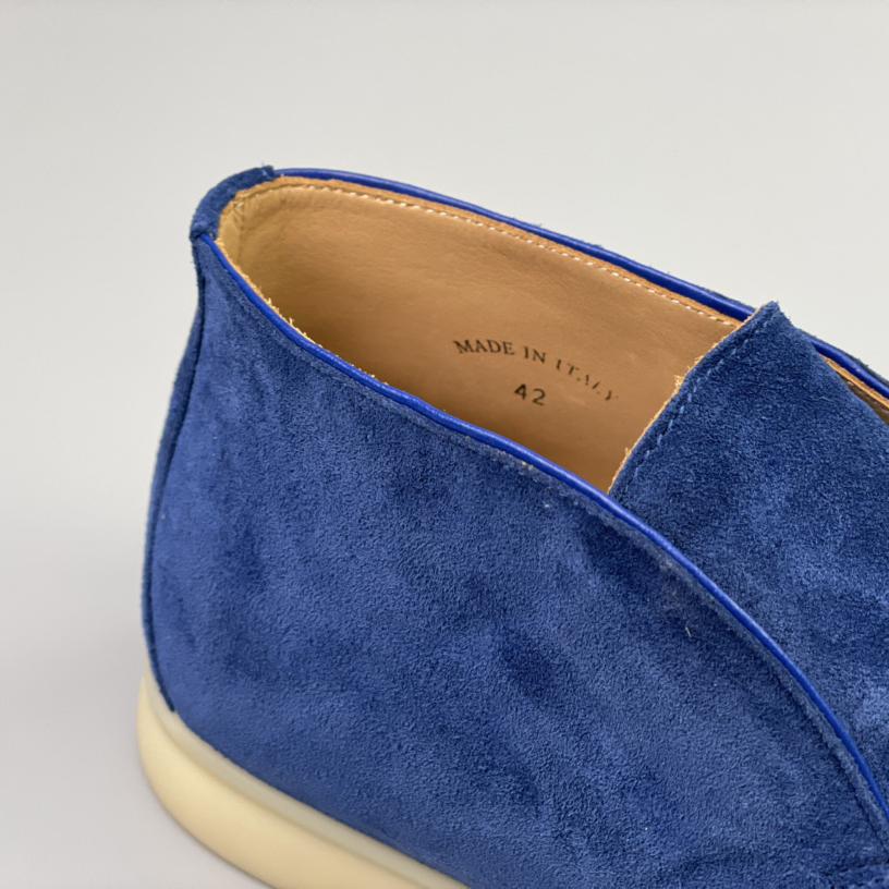 Loro Piana White Sole Summer Walk Loafers - PerfectKickZ