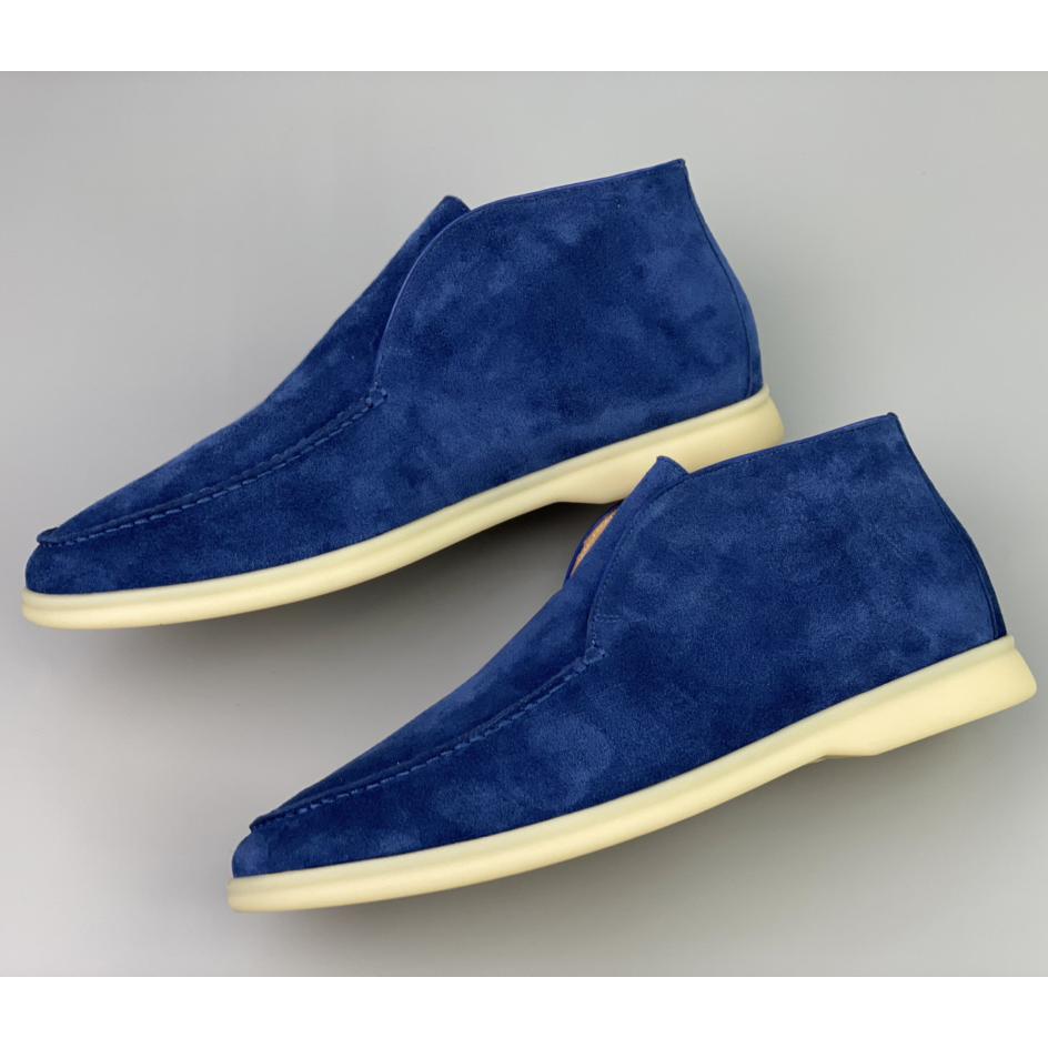 Loro Piana White Sole Summer Walk Loafers - PerfectKickZ