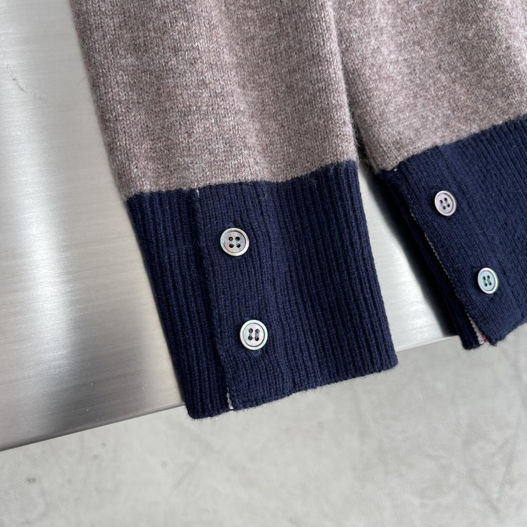 Thom Browne Shetland Wool Raglan 4-bar Crew Neck Pullover - PerfectKickZ