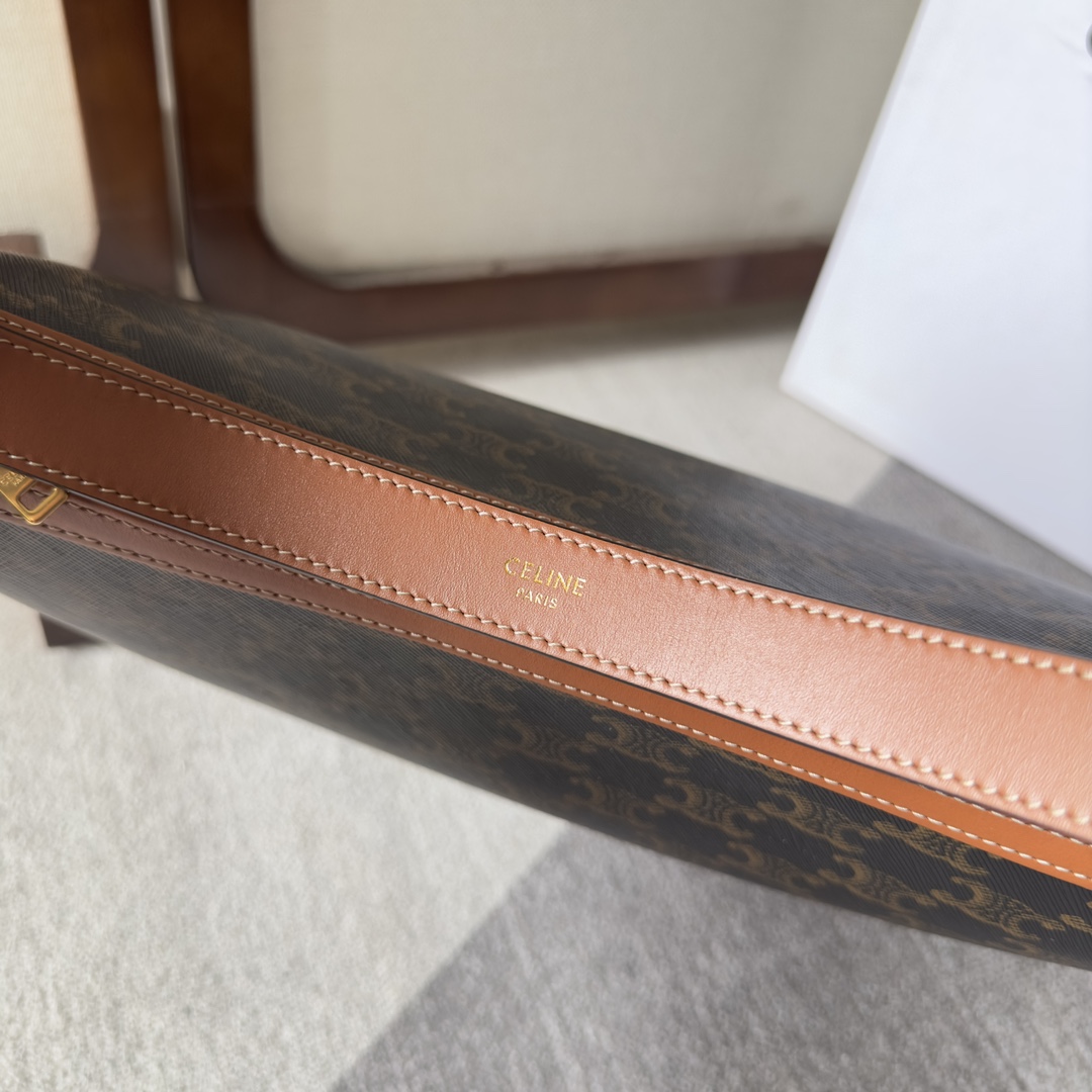 Celine Heloise Bag In Triomphe Canvas And Calfskin - PerfectKickZ
