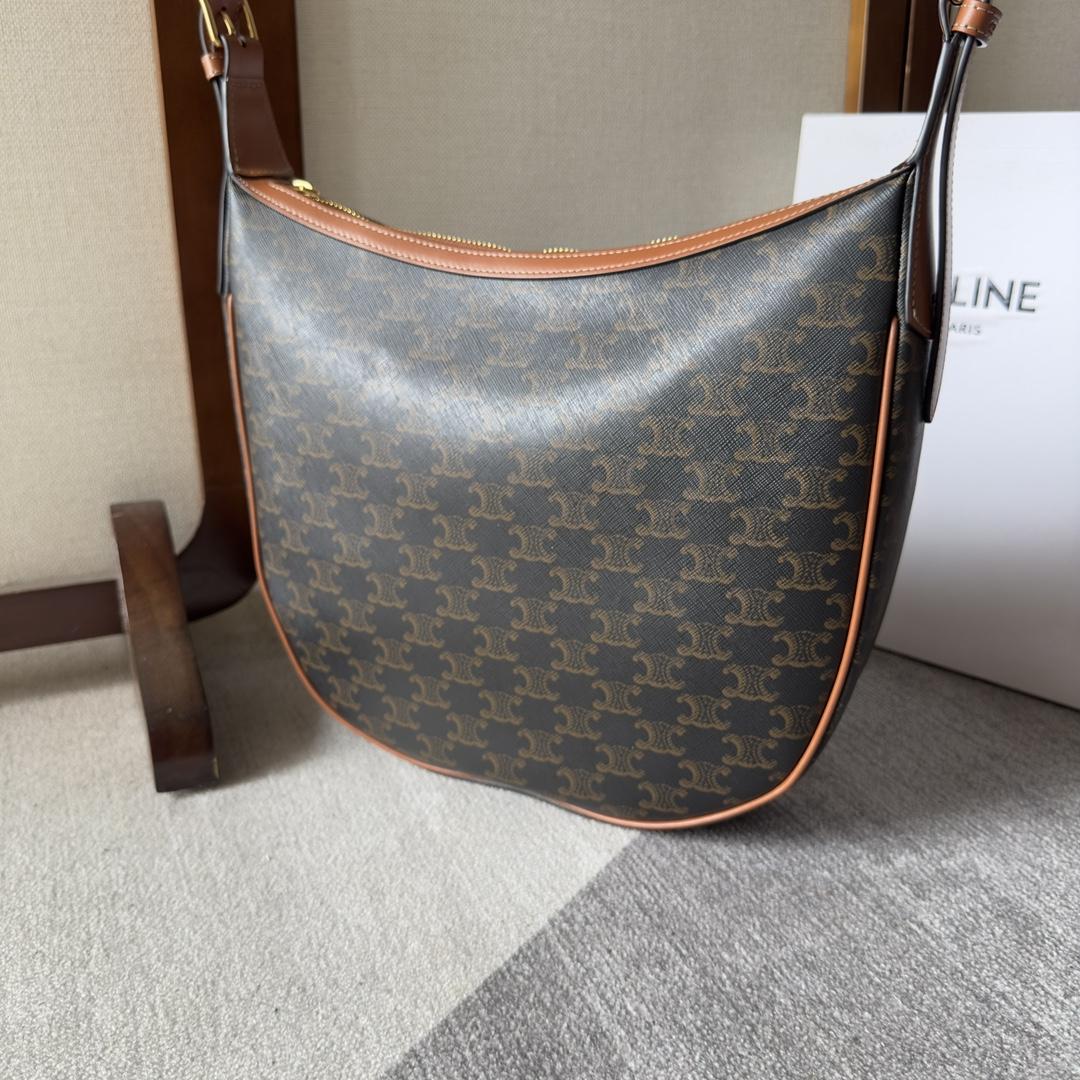 Celine Heloise Bag In Triomphe Canvas And Calfskin - PerfectKickZ
