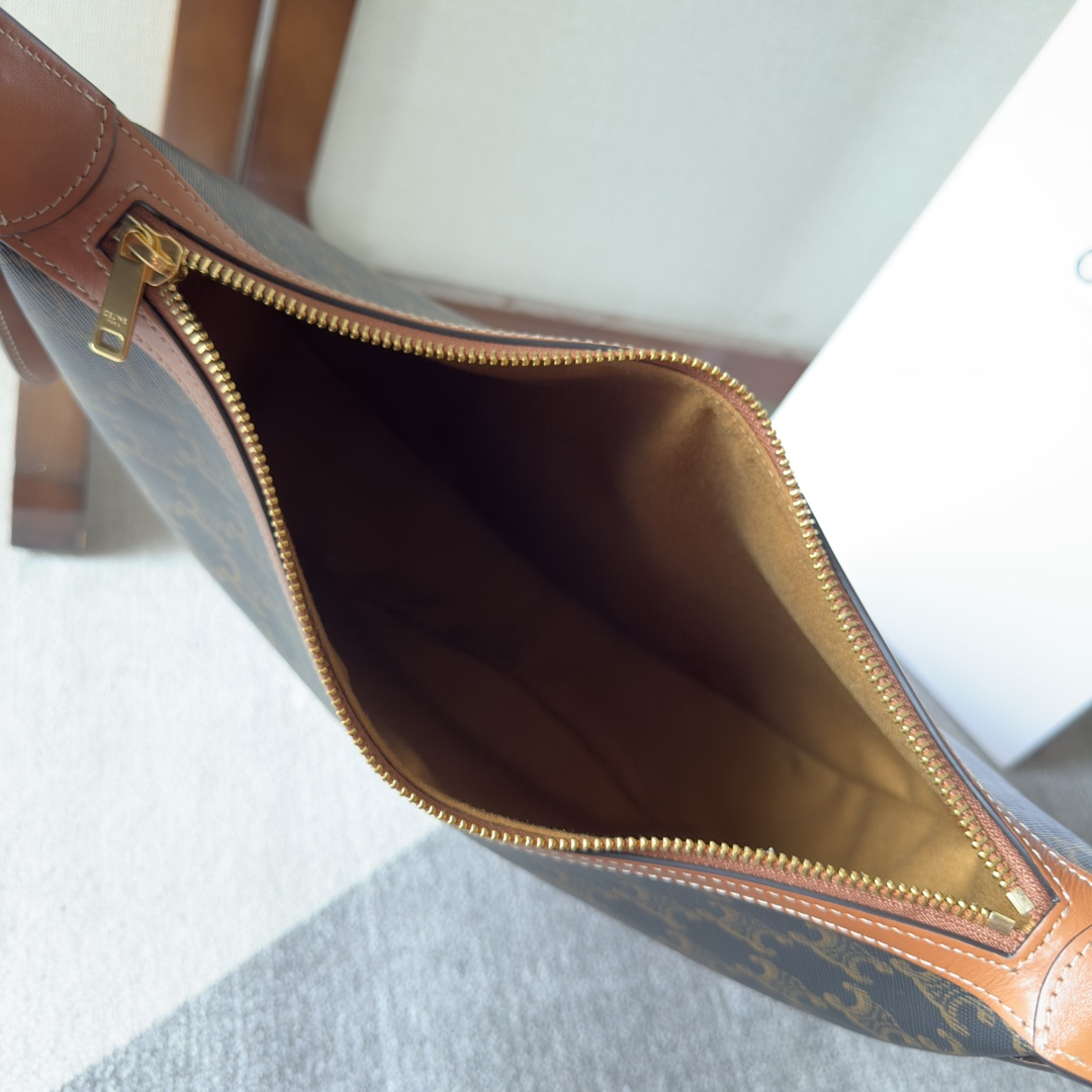Celine Heloise Bag In Triomphe Canvas And Calfskin - PerfectKickZ