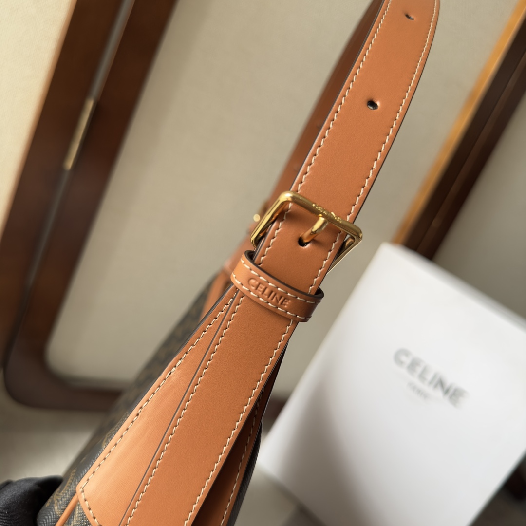 Celine Heloise Bag In Triomphe Canvas And Calfskin - PerfectKickZ