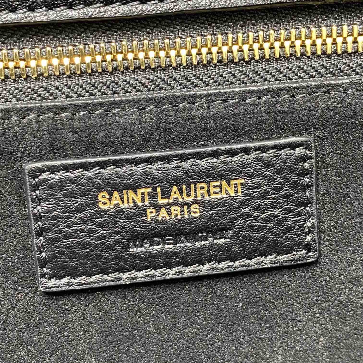 Saint Laurent Bea Tote In Grained Leather - PerfectKickZ