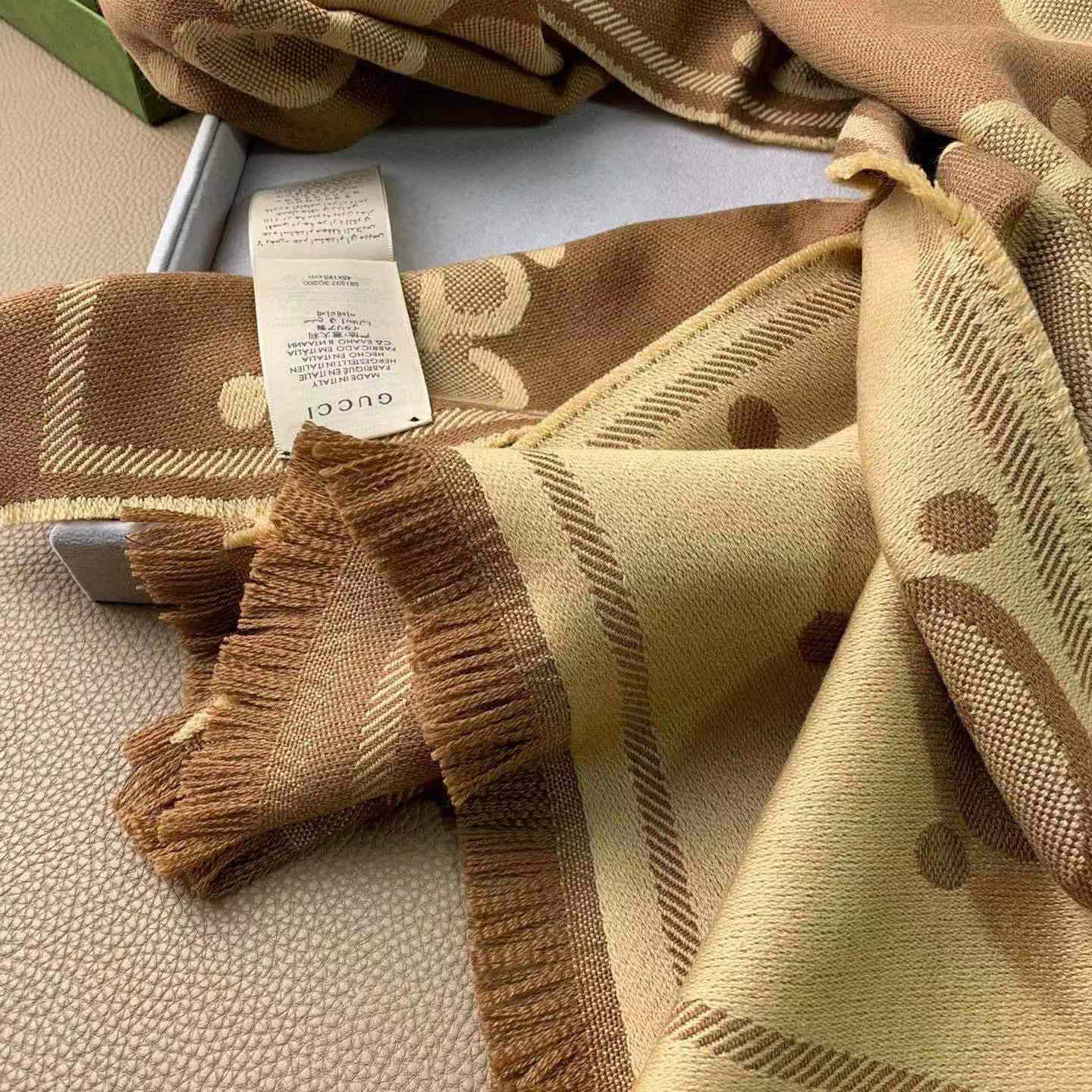 Gucci GG Pattern Scarf - PerfectKickZ