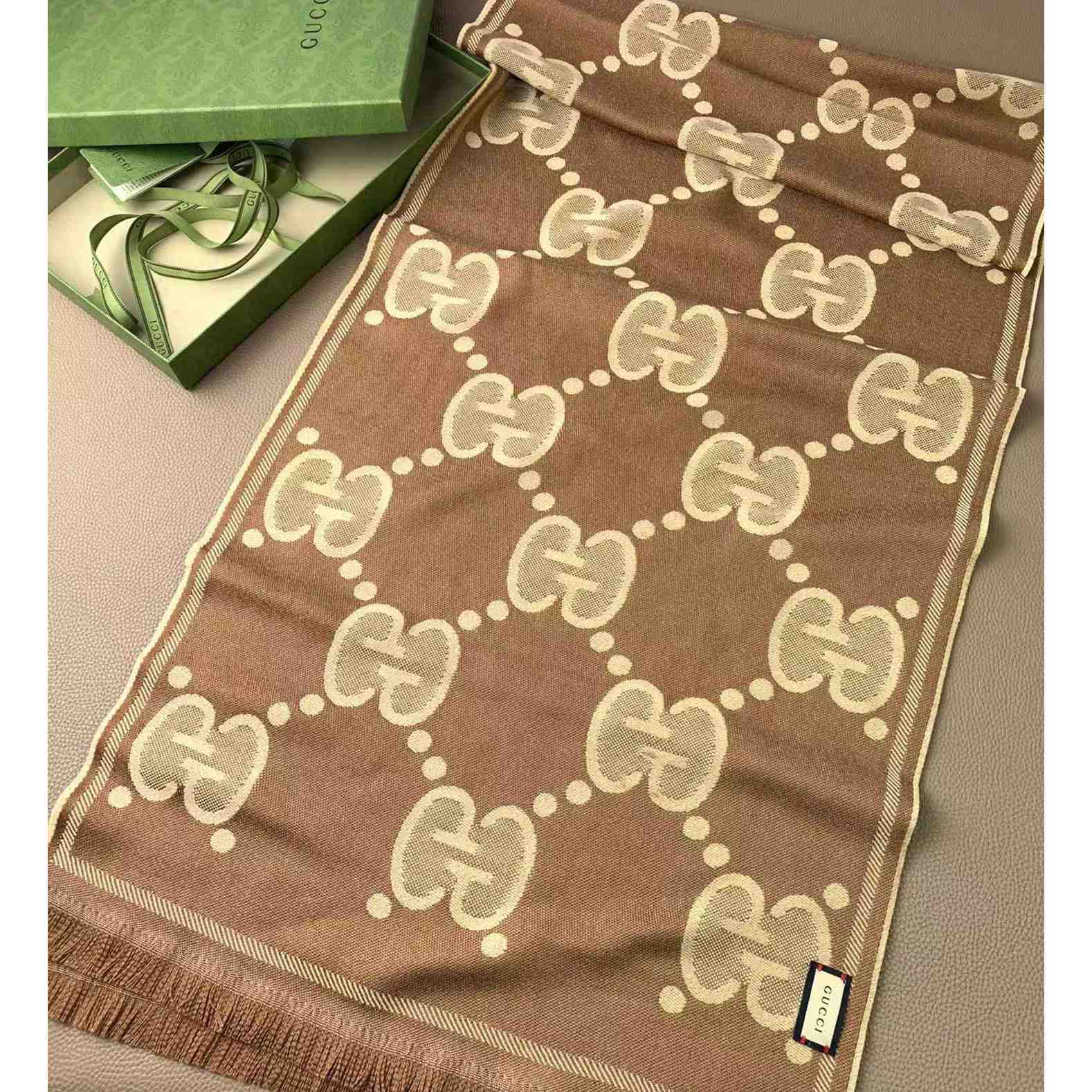 Gucci GG Pattern Scarf - PerfectKickZ