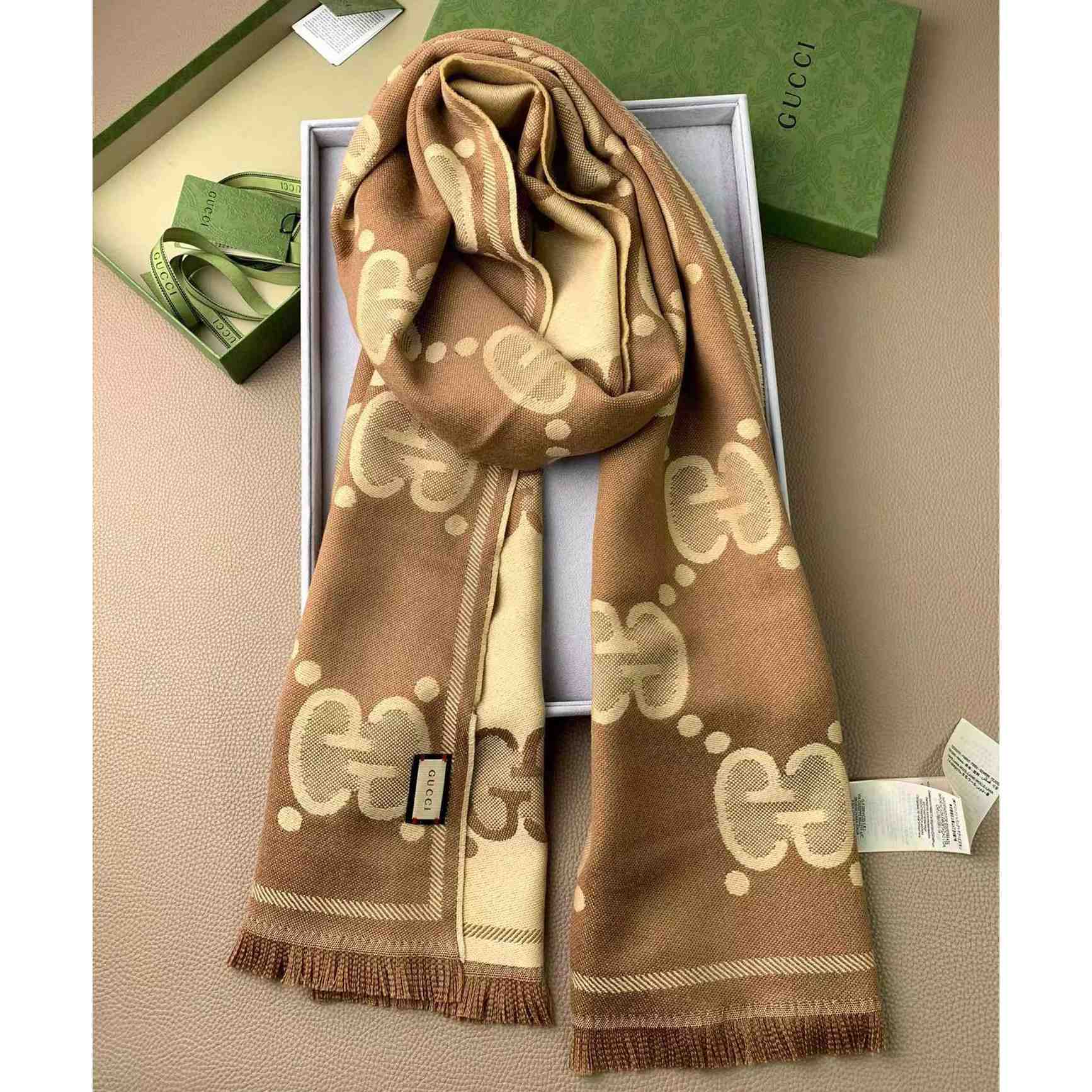 Gucci GG Pattern Scarf - PerfectKickZ