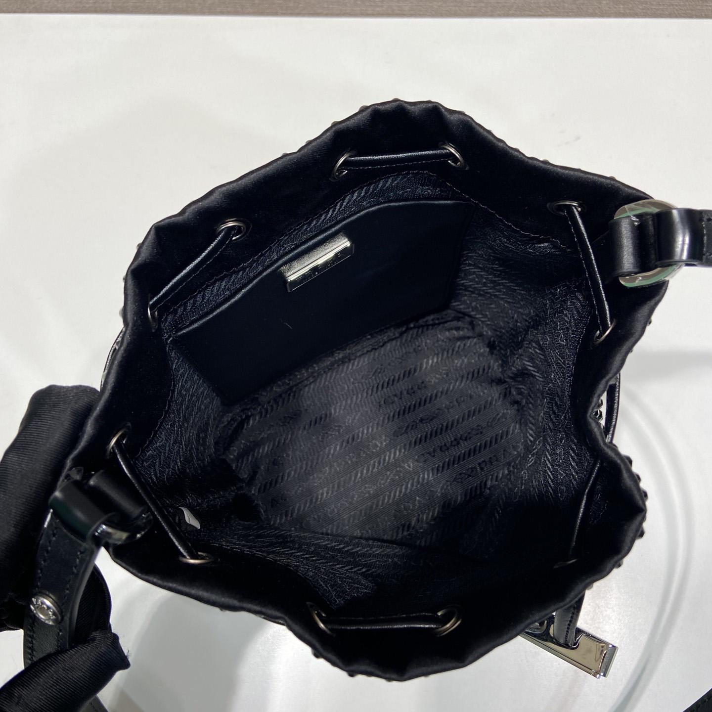 Prada Satin Mini-Bag With Crystals(16-21-10cm) - PerfectKickZ