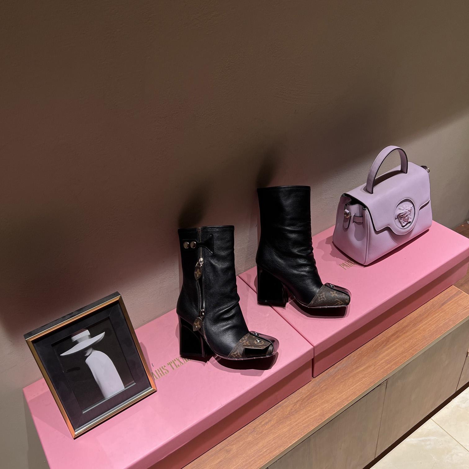 Louis Vuitton Patti Wedge Half Boot - PerfectKickZ