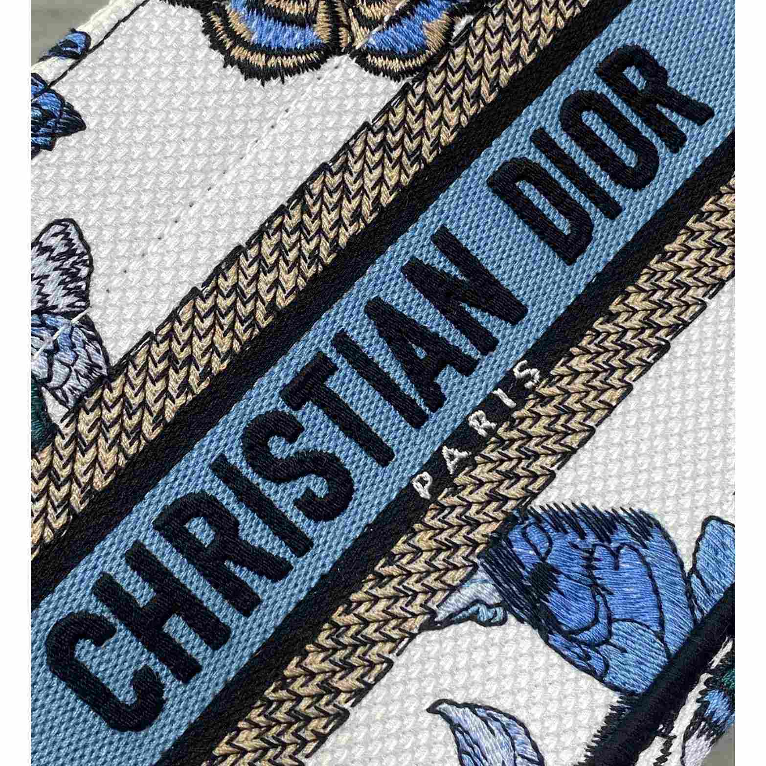 Dior Mini Dior Book Tote With Strap - PerfectKickZ