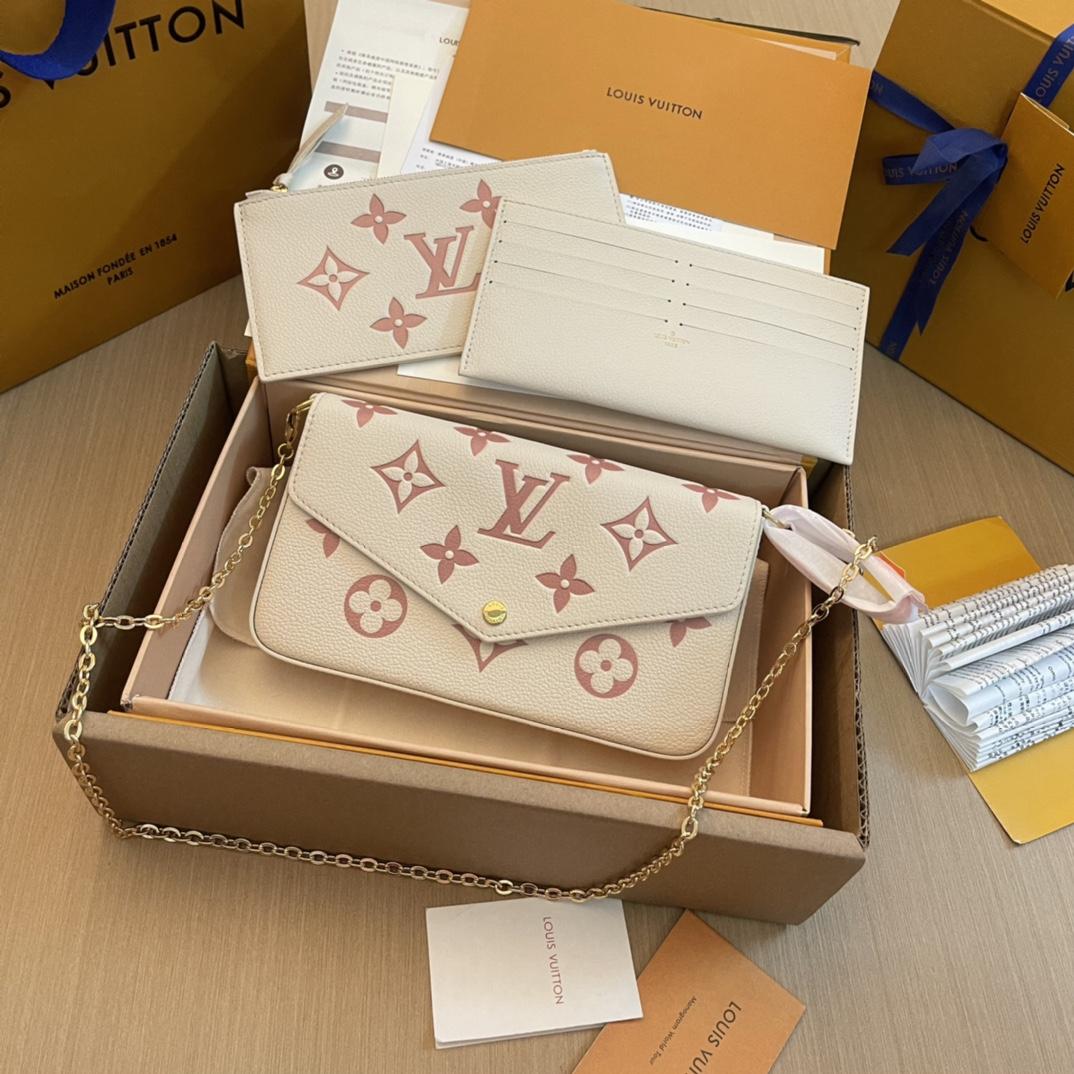 Louis Vuitton Félicie Pochette (21x12x3cm)   M82047 - PerfectKickZ