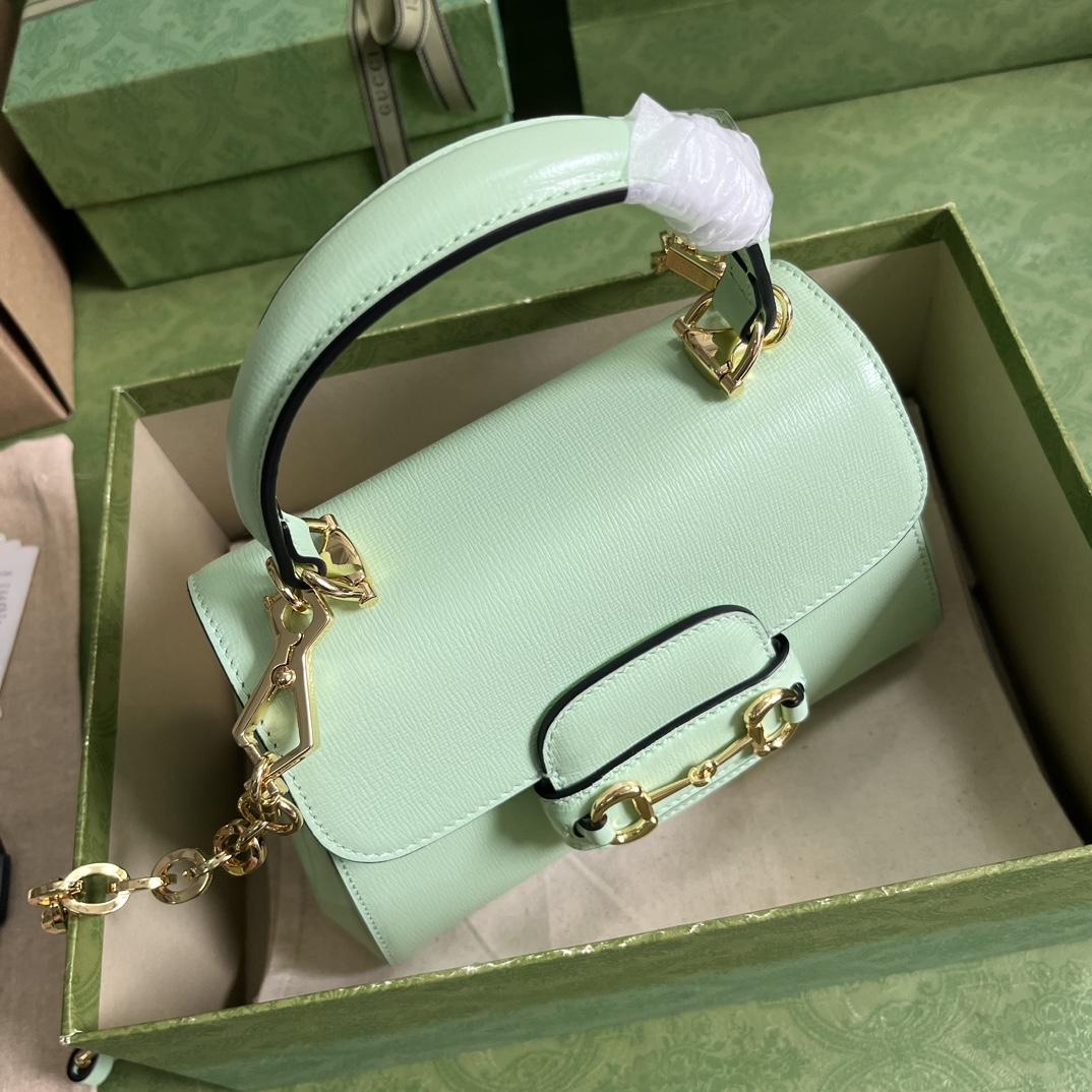 Gucci Horsebit 1955 Mini Top Handle Bag(22x16x10.5cm) - PerfectKickZ