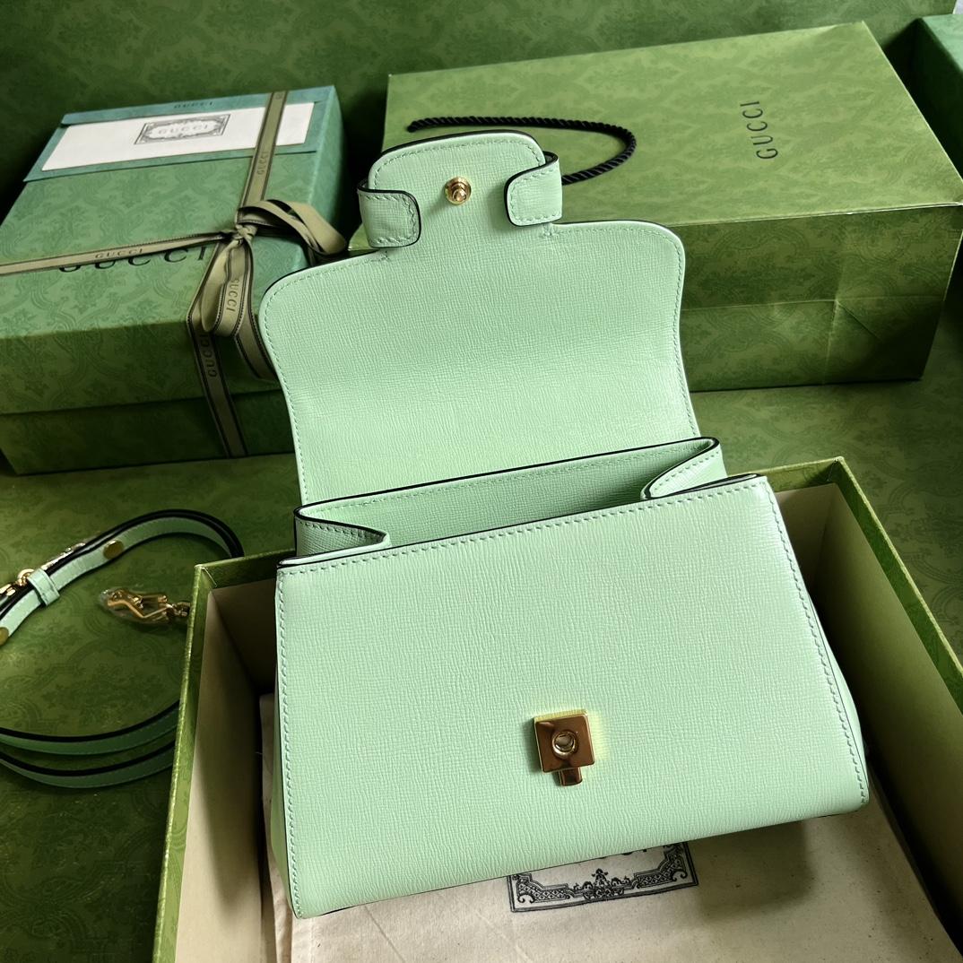 Gucci Horsebit 1955 Mini Top Handle Bag(22x16x10.5cm) - PerfectKickZ