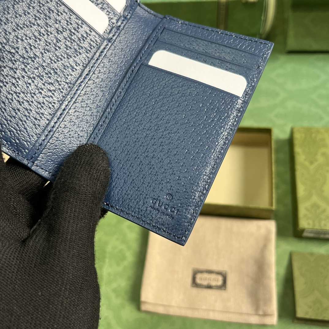 Gucci Long Card Case With GG Detail - PerfectKickZ