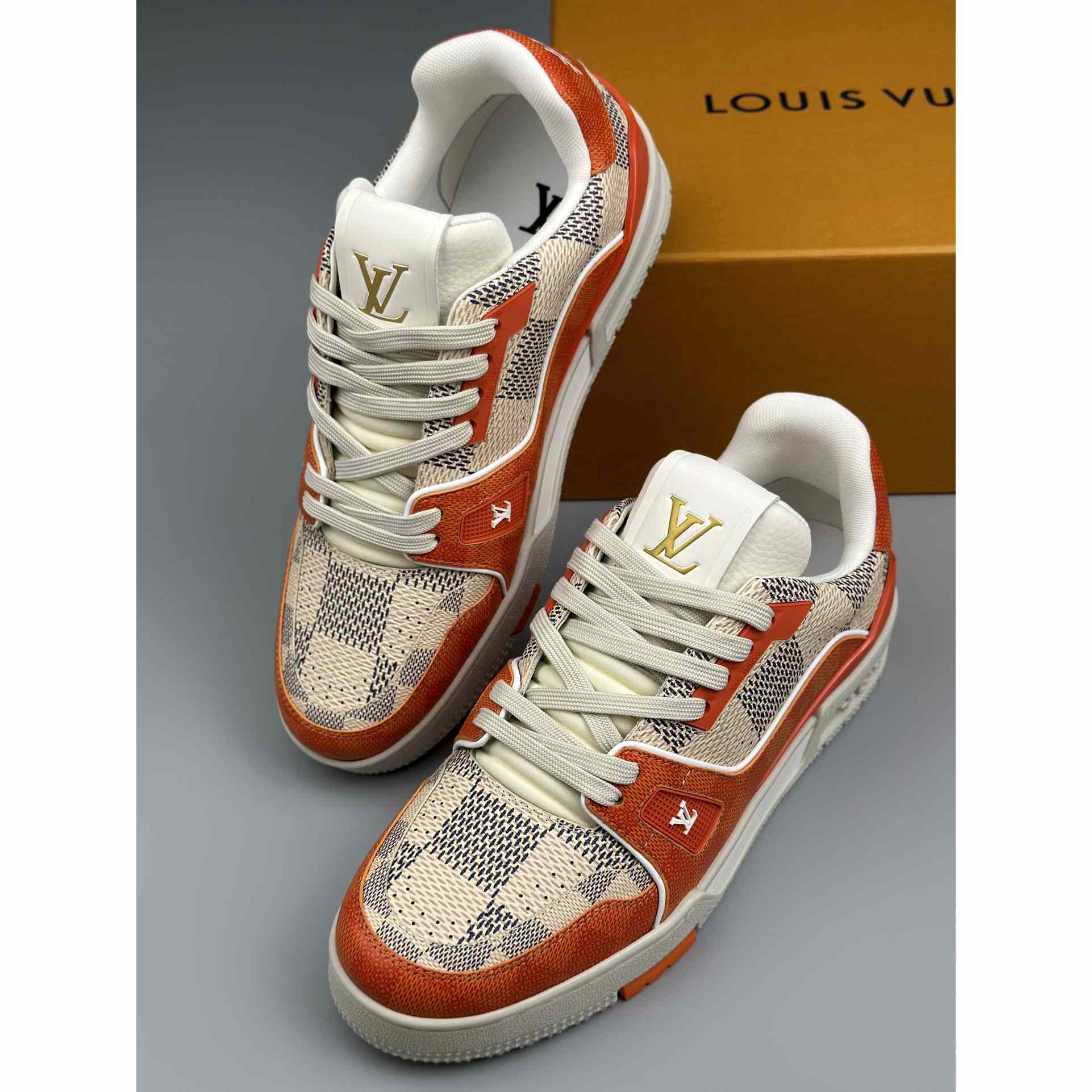 Louis Vuitton LV Trainer Sneaker (Upon UK Size) 1AC56P - PerfectKickZ