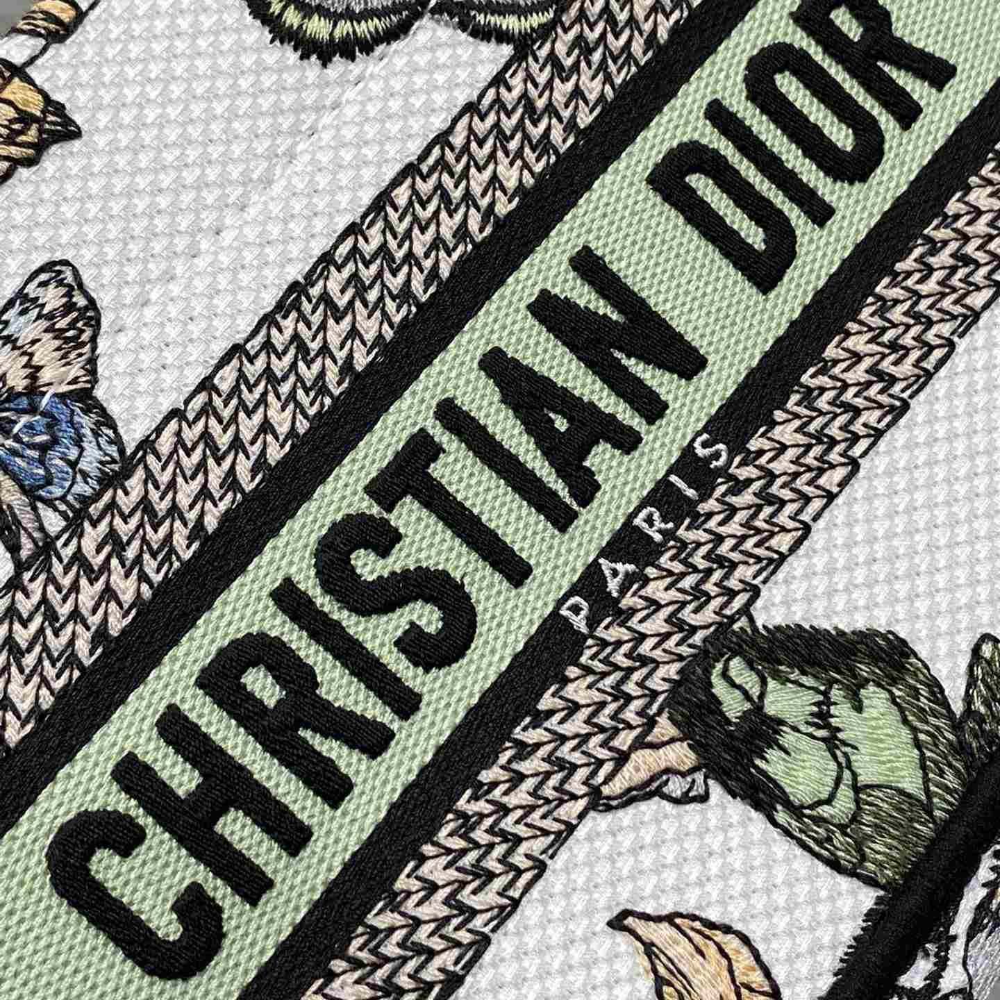 Dior Mini Dior Book Tote With Strap - PerfectKickZ