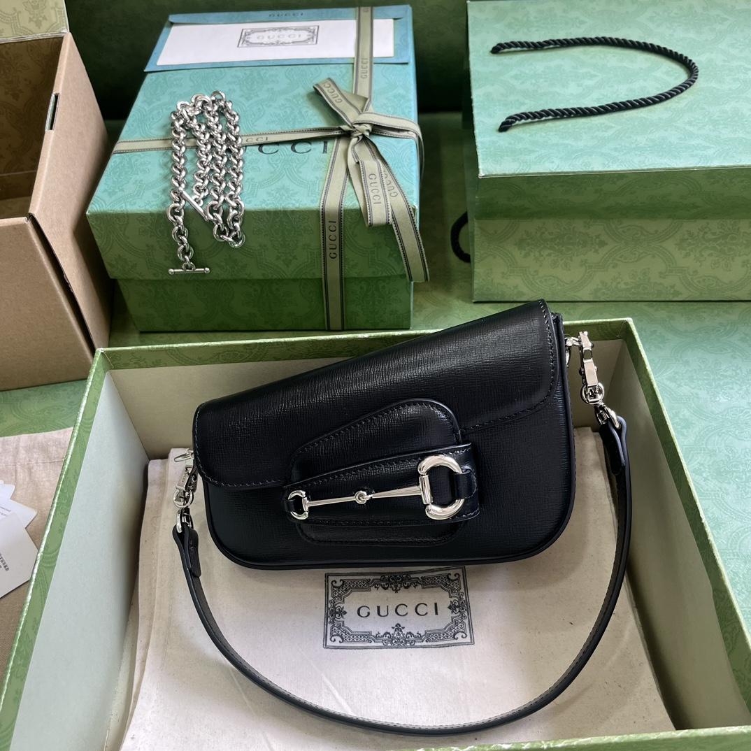 Gucci Horsebit 1955 Mini Shoulder Bag - PerfectKickZ