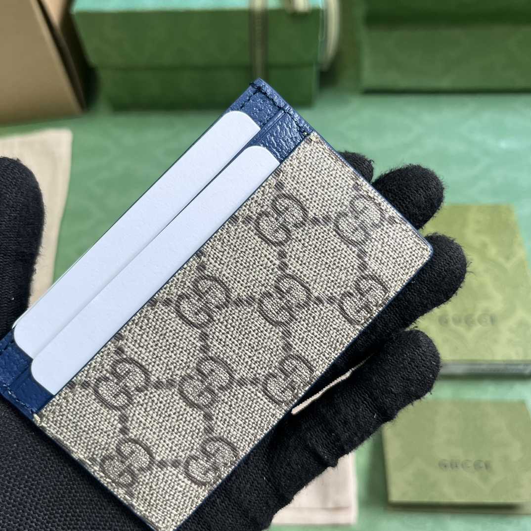 Gucci Card Case With GG Detail - PerfectKickZ