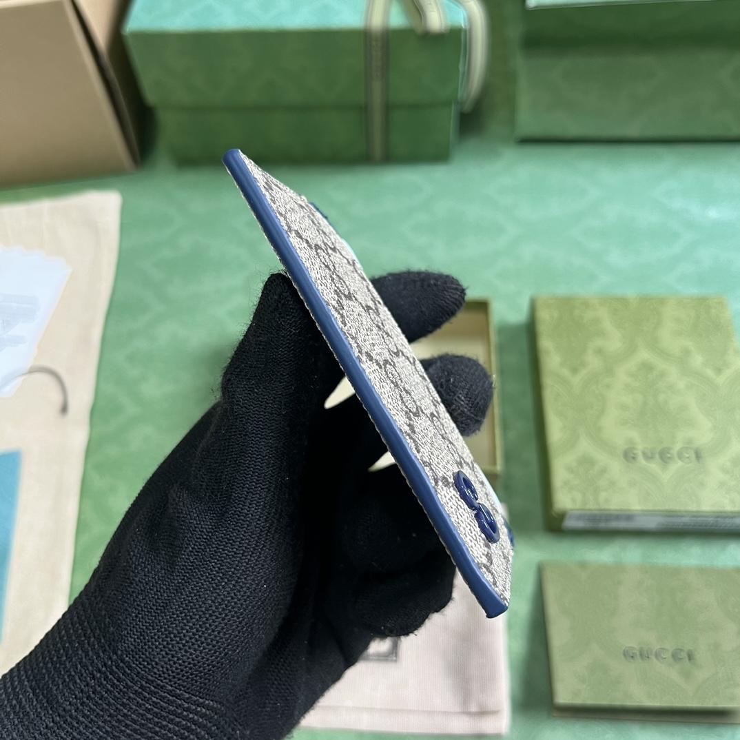 Gucci Card Case With GG Detail - PerfectKickZ