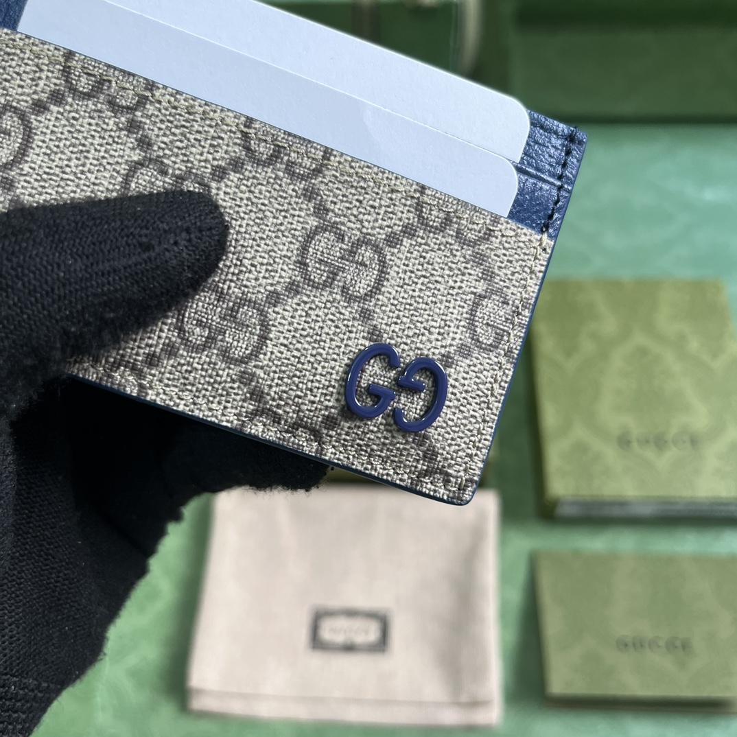 Gucci Card Case With GG Detail - PerfectKickZ