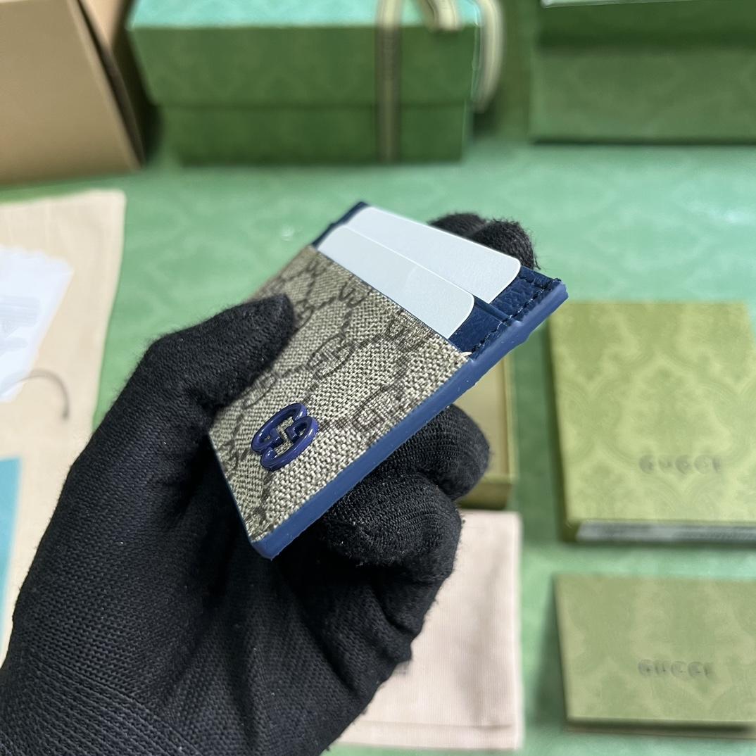 Gucci Card Case With GG Detail - PerfectKickZ