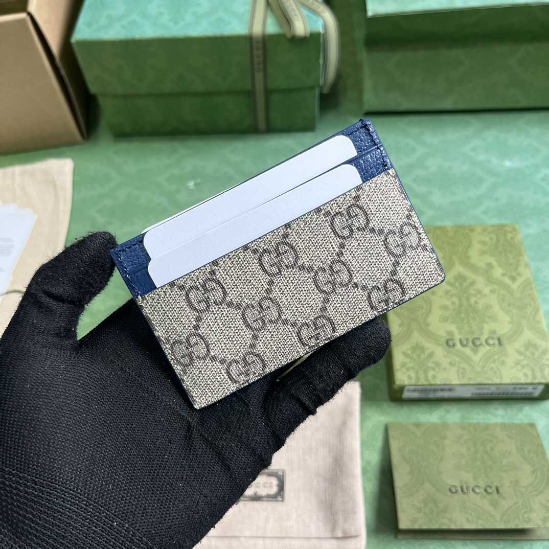 Gucci Card Case With GG Detail - PerfectKickZ