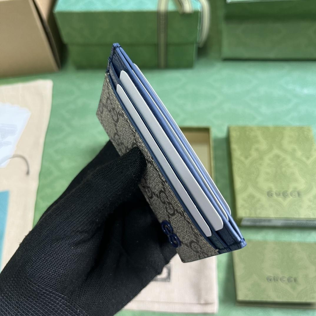 Gucci Card Case With GG Detail - PerfectKickZ