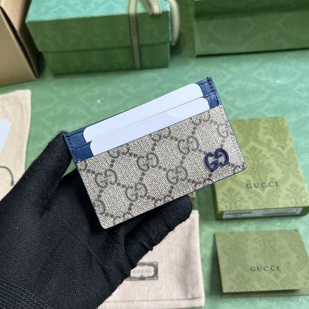 Gucci Card Case With GG Detail - PerfectKickZ