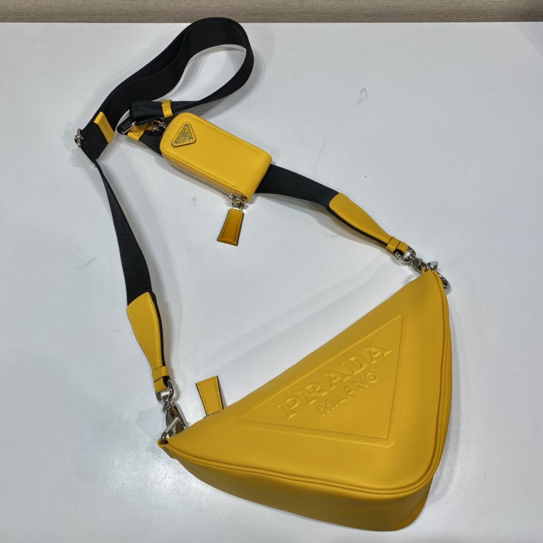 Prada Triangle Bag (26-14-12cm) - PerfectKickZ